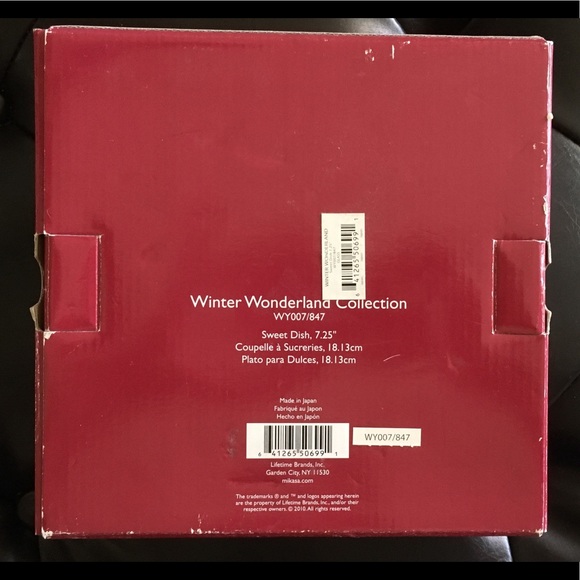 Mikasa Winter Wonderland Collection Sweet Dish - Picture 4 of 6